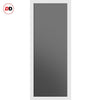 Urban Ultimate® Room Divider Baltimore 1 Pane Door DD6301T - Tinted Glass with Matching Side - Colour & Size Options