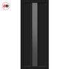 Urban Ultimate® Room Divider Cornwall 1 Pane 2 Panel Door DD6404T - Tinted Glass with Matching Side - Colour & Size Options