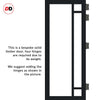 Room Divider - Handmade Eco-Urban® Suburban Door Pair DD6411F - Frosted Glass - Premium Primed - Colour & Size Options