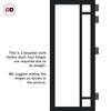Room Divider - Handmade Eco-Urban® Suburban Door DD6411F - Frosted Glass - Premium Primed - Colour & Size Options