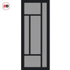 Urban Ultimate® Room Divider Portobello 5 Pane Door Pair DD6438T - Tinted Glass with Matching Sides - Colour & Size Options