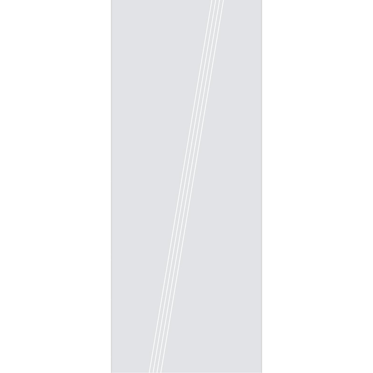 Single Glass Sliding Door - Dean 8mm Clear Glass - Obscure Printed Design - Planeo 60 Pro Kit