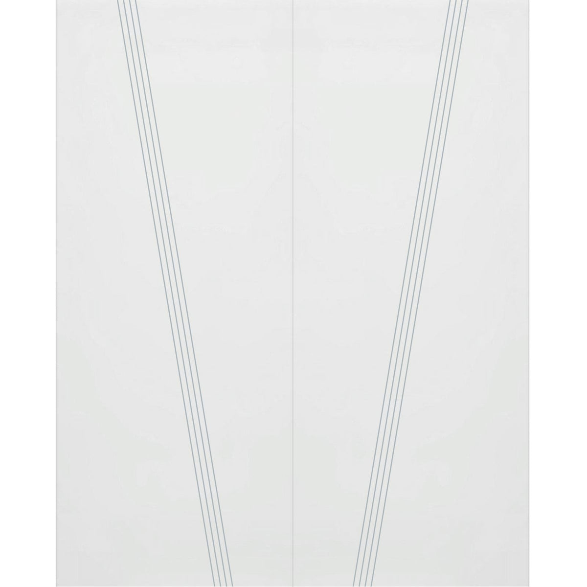 Double Glass Sliding Door - Dean 8mm Obscure Glass - Clear Printed Design - Planeo 60 Pro Kit