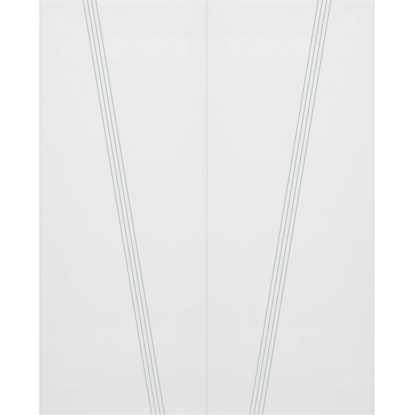Double Glass Sliding Door - Dean 8mm Obscure Glass - Clear Printed Design - Planeo 60 Pro Kit