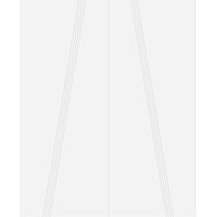 Double Glass Sliding Door - Dean 8mm Obscure Glass - Obscure Printed Design - Planeo 60 Pro Kit