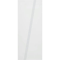 Single Glass Sliding Door - Dean 8mm Obscure Glass - Clear Printed Design - Planeo 60 Pro Kit