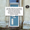 Cottage Style Debonaire 2 Composite Front Door Set with Hnd Sandblast Ellie Glass - Shown in Pastel Blue