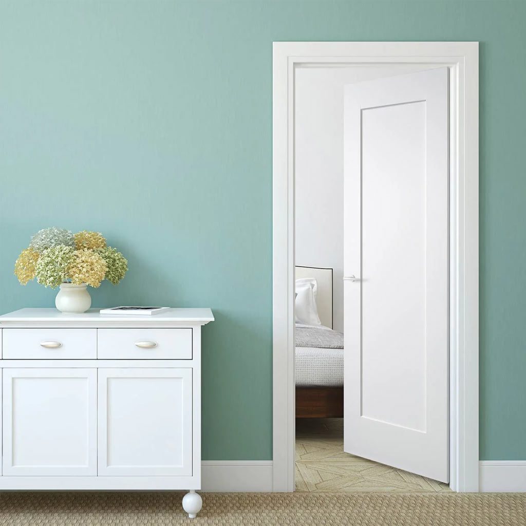 Bespoke Denver White Primed Shaker Internal Door