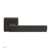 European TC5 Techna Lever Latch Handles on Square Rose - 4 Finishes