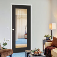 Black colour interior door from LPD Joinery