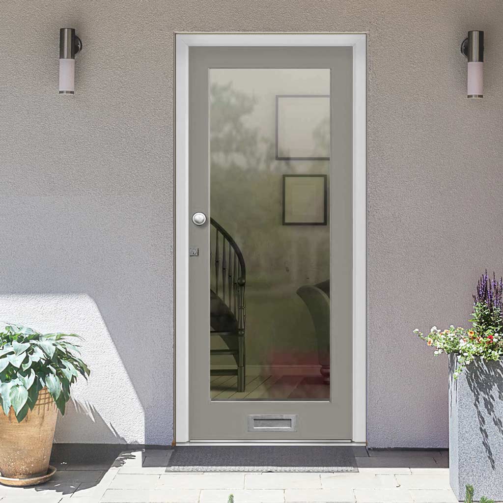 Made to Measure Exterior Full Pane Door - 45mm Thick - Fit Your Own Glass.