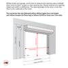 Gliderol Electric Insulated Roller Garage Door from 1995 to 2146mm Wide - Laminated Woodgrain White