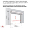 Gliderol Electric Insulated Roller Garage Door from 1900 to 5320mm Wide - Rosewood