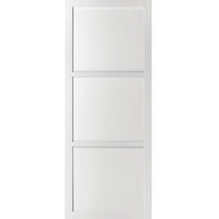 Bespoke industrial style panelled interior door