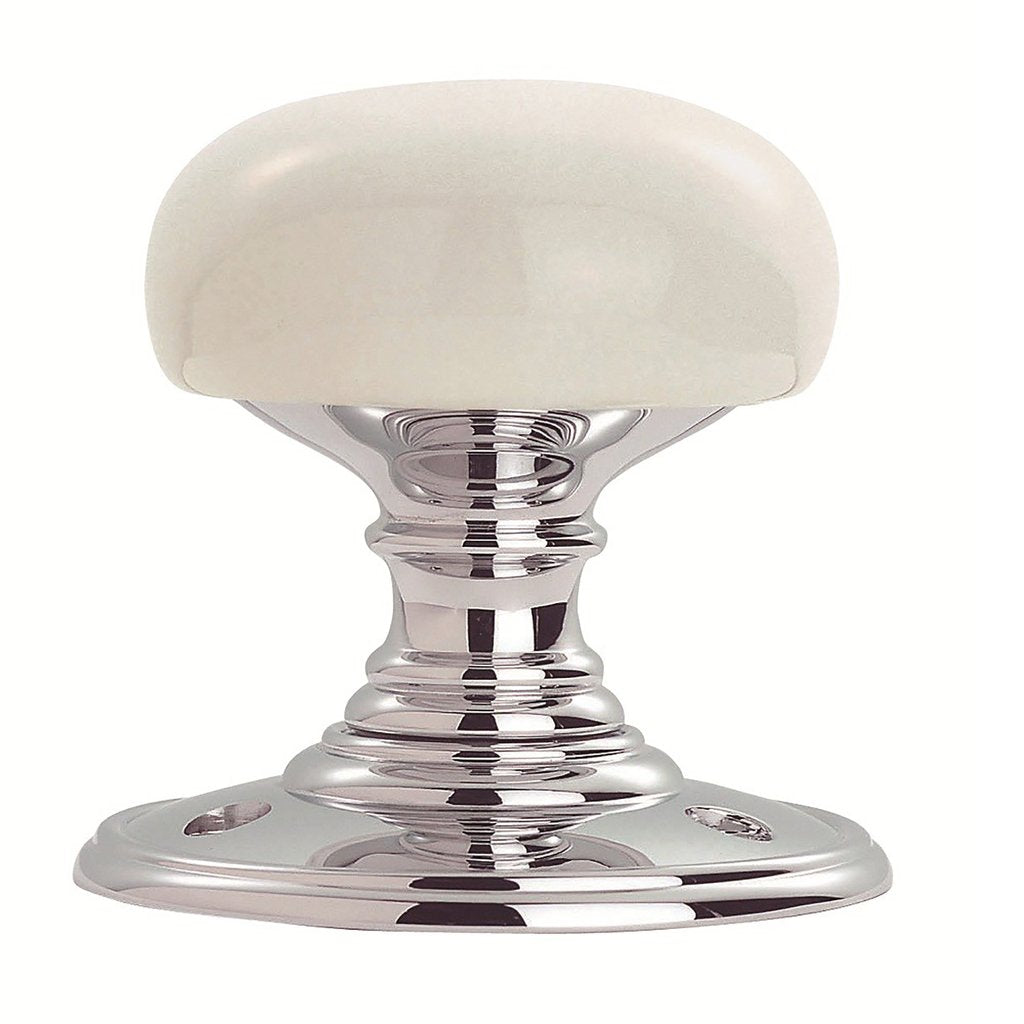 DK34PWCP Delamain Porcelain Mortice Knob Handles