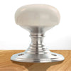 Delamain DK34PWSC Porcelain Mortice Knob Handles