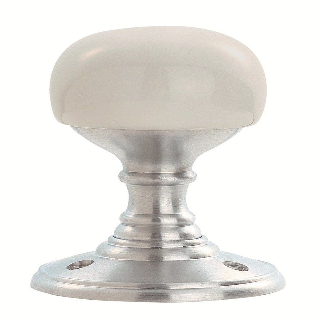 Delamain DK34PWSC Porcelain Mortice Knob Handles