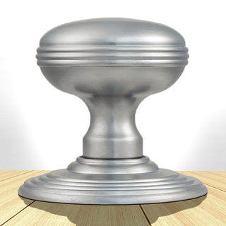 Image: DK39C Delamain Ringed Mortice Knob Handles - 3 Finishes