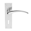 DL64 Wing Lever Lock Door Handles - 2 Finishes