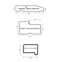 Exterior LPD Traditional LPD Oak Veneered Frames - Suits Single Doors