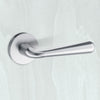 Tupai Rapido CurvaLine Adra Lever on Round Rose - Satin Chrome