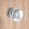 Harrogate Mushroom Old English Mortice Knob - Polished Chrome