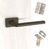 Tupai Rapido RetaLine Tavira Designer Lever on Long Rose - Titanium Handle Pack