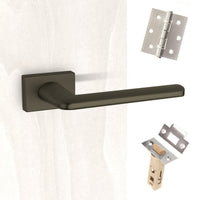 Tupai Rapido RetaLine Tavira Designer Lever on Long Rose - Titanium Handle Pack
