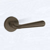 Tupai Rapido CurvaLine Adra Lever on Round Rose - Titanium
