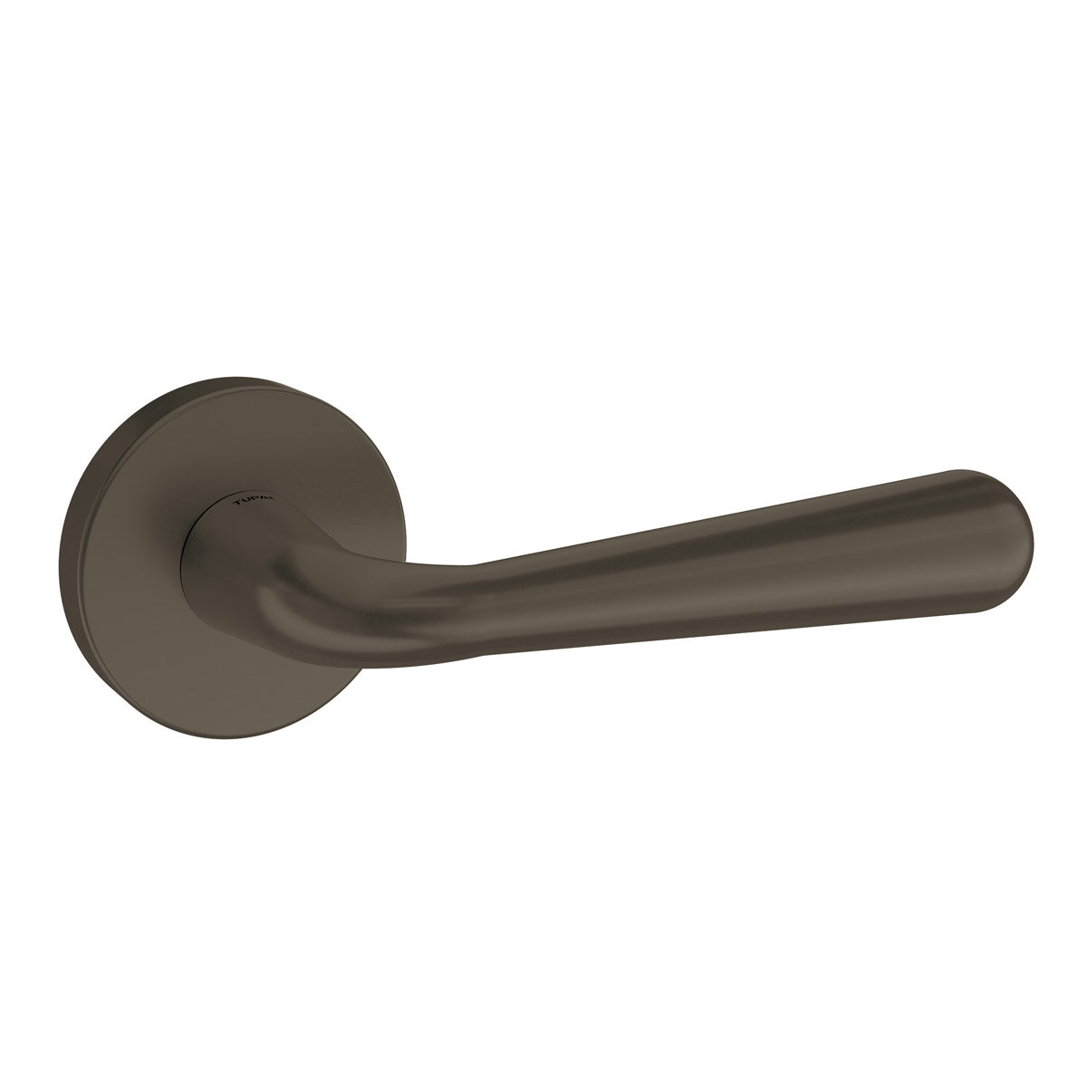Tupai Rapido CurvaLine Adra Lever on Round Rose - Titanium