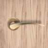 Serozzetta Olivier ZIN3112 Lever Latch Handles on Round Rose - 4 Finishes