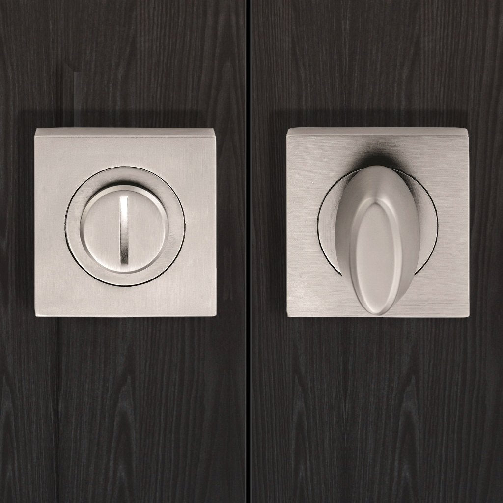 Serozzetta SZM004SQ Bathroom Thumb Turn & Release - 2 Finishes