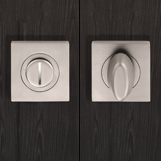 Image: Serozzetta SZM004SQ Bathroom Thumb Turn & Release - 2 Finishes