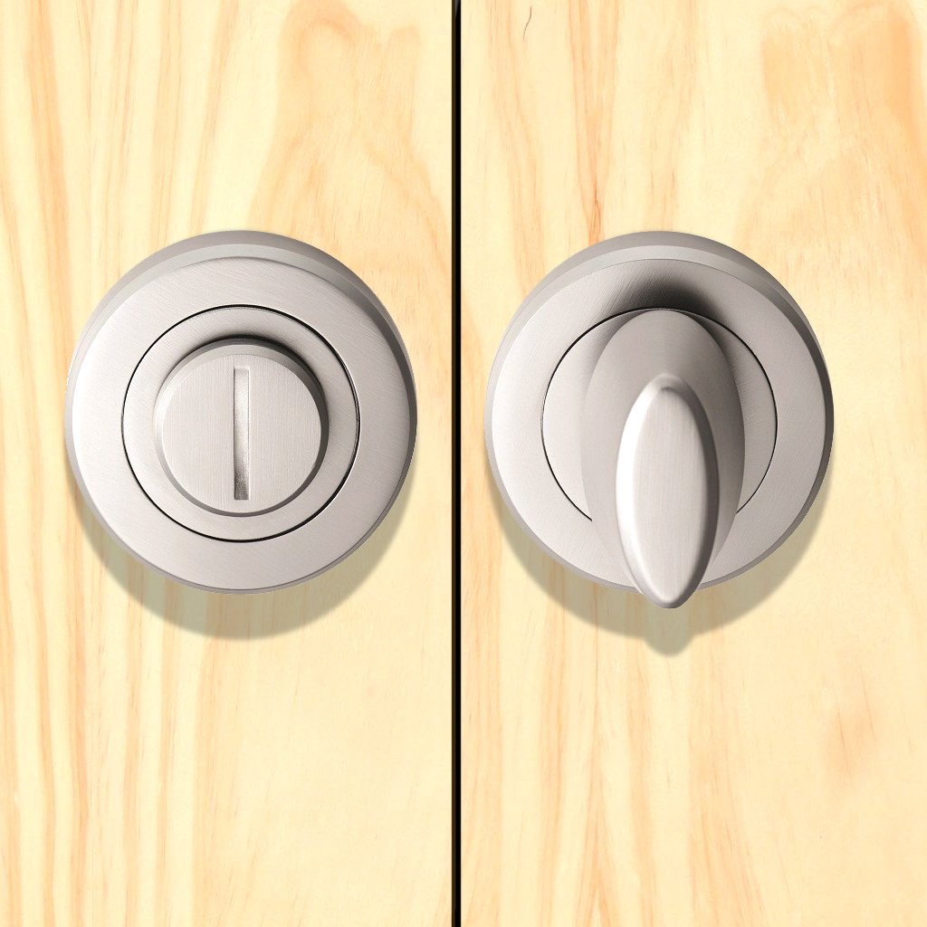 Serozzetta SZM004 Bathroom Thumb Turn & Release - 2 Finishes