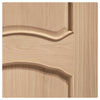 louis oak door with raised mouldings 