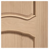 louis oak door with raised mouldings 