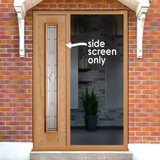 Image: Exterior Universal Oak Side Frame - Leadwork Double Glazing, From LPD Joinery