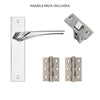 Dorado Door Handle Pack - Polished Chrome