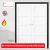 Made to Size Double Interior Black Primed Door Lining Frame - For 30 Minute Fire Doors