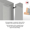 Caledonia 10 Panel Solid Wood Internal Door Pair UK Made DD6433 - Eco-Urban® Mist Grey Premium Primed