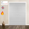 Thruframe Double Fire Door Frame Kit in White Primed MDF - Suits Double Fire Doors