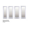 Fire Proof Pattern 10 1 Pane Fire Door - Clear Glass - 1/2 Hour Fire Rated - White Primed