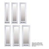 Pattern 10 White Primed French Door Pair - Clear Glass