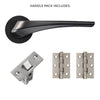 Draco Door Handle Pack - Matt Black