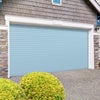 Gliderol Electric Insulated Roller Garage Door from 3360 to 4290mm Wide - Duck Egg Blue