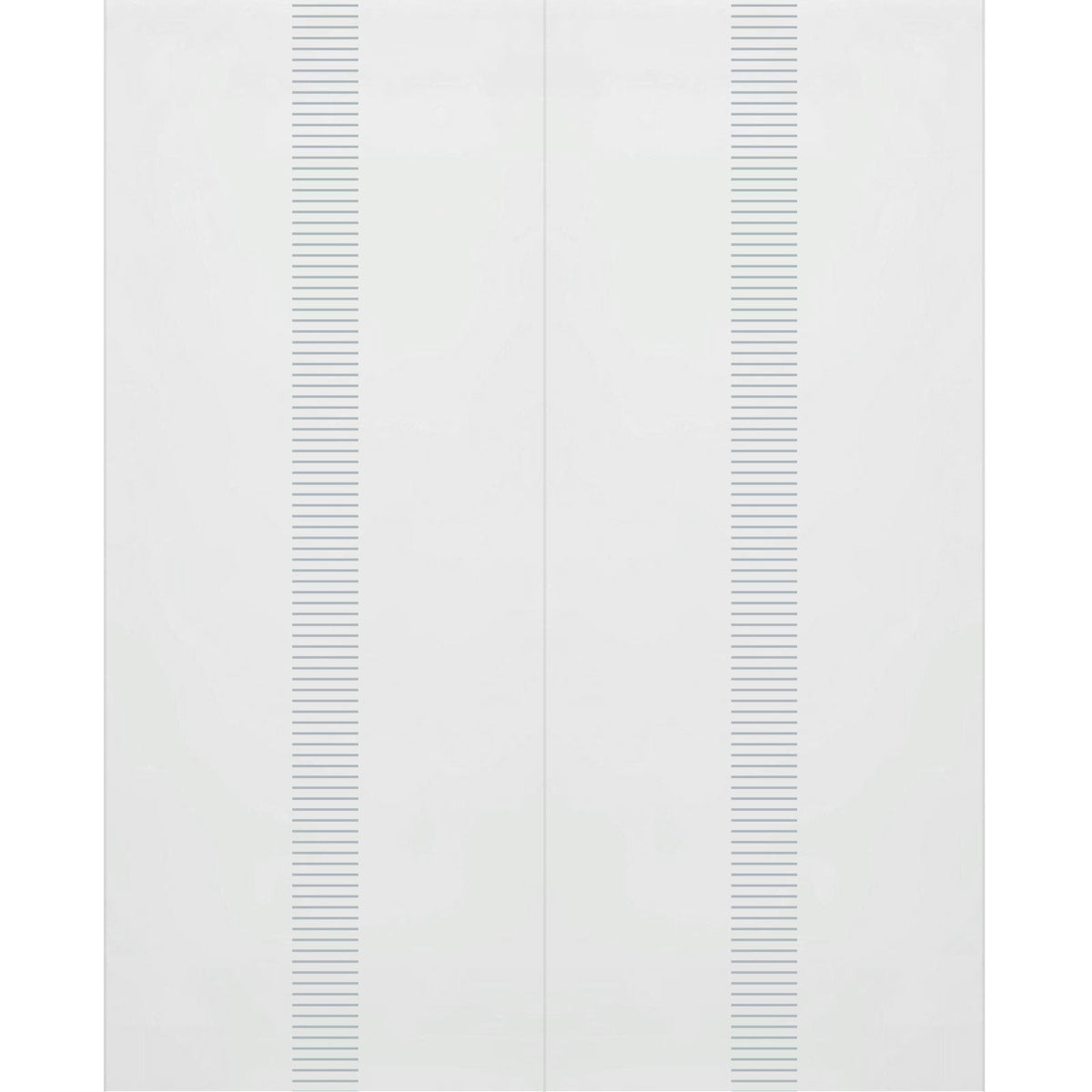 Double Glass Sliding Door - Duns 8mm Obscure Glass - Clear Printed Design - Planeo 60 Pro Kit