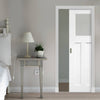 DX 1930's  Single Evokit Pocket Door - Frosted Glass