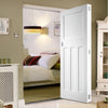 Two Folding Doors & Frame Kit - DX30's 2+0 Folding Panel Door - White Primed
