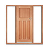 DX30's Style External Hardwood Door and Frame Set - Two Unglazed Side Screens, From LPD Joinery