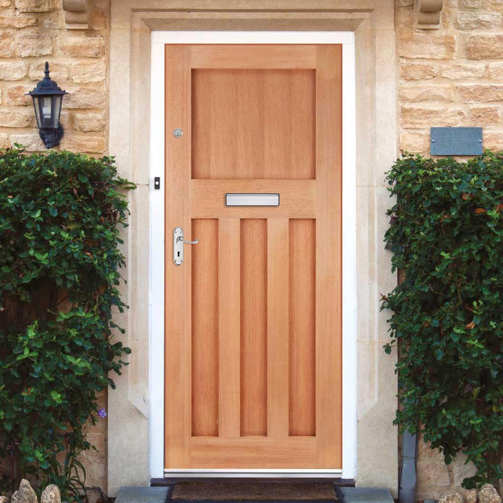 DX 30's Style Exterior Hardwood Door